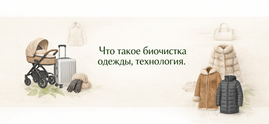 Что такое биочистка одежды, технология.